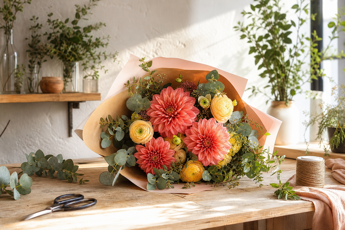 Complete flower bouquet resized to 1200 × 800