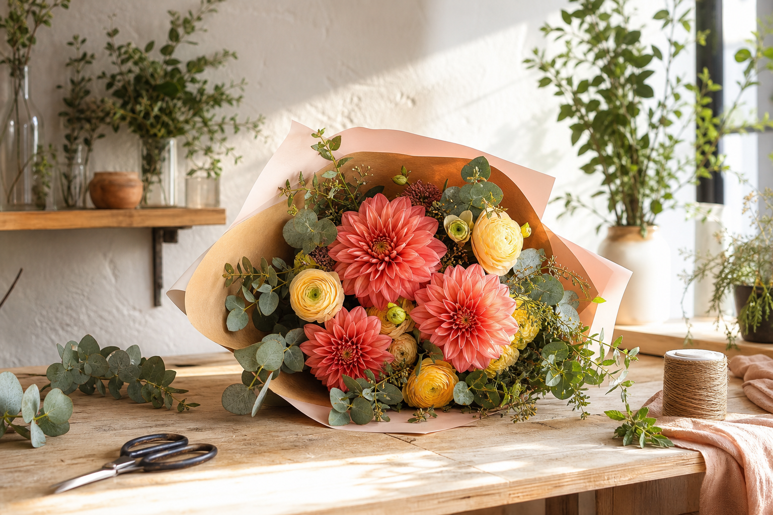 Original flower bouquet at 1536 by 1024 pixels